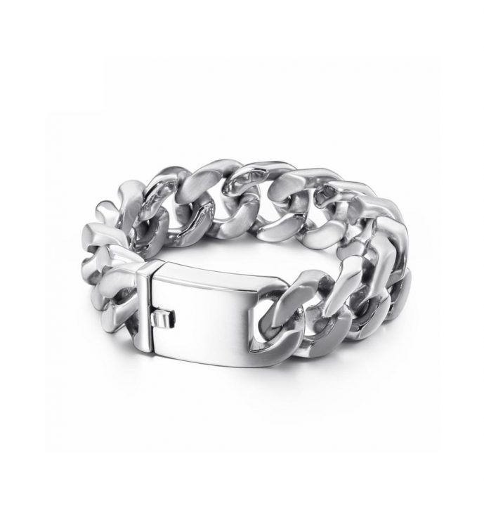Kalen Steel Silver Bracelet